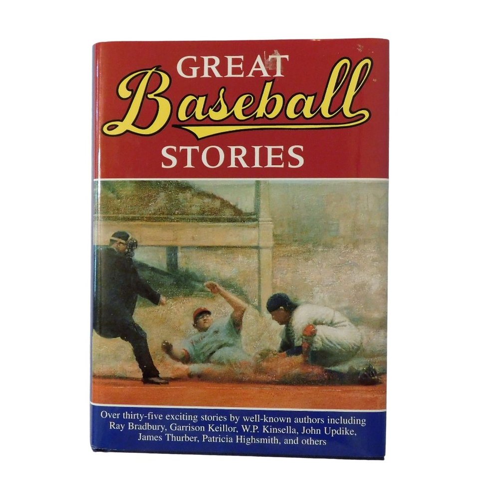 Great Baseball Stories 1990 Garrison Keillor Ray Bradbury Thurber Updike HBDJ